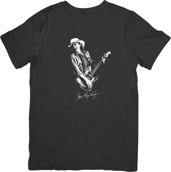 Stevie Ray Vaughan 2 Music Unisex Fit for Men & Women Quality Cotton T-Shirt Black