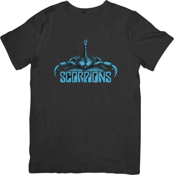 Scorpions 2 Music Unisex Fit for Men & Women Quality Cotton T-Shirt Black
