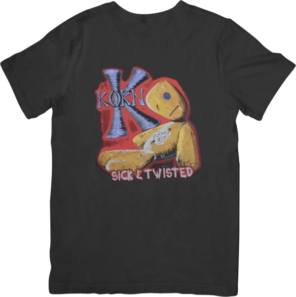 Korn 2 Music Unisex Fit for Men & Women Quality Cotton T-Shirt Black
