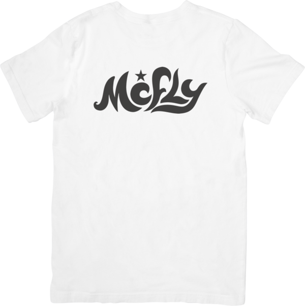 McFly 2 Music Unisex Fit for Men & Women Quality Cotton T-Shirt Black