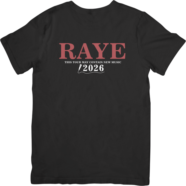 Raye 2 Music Unisex Fit for Men & Women Quality Cotton T-Shirt Black