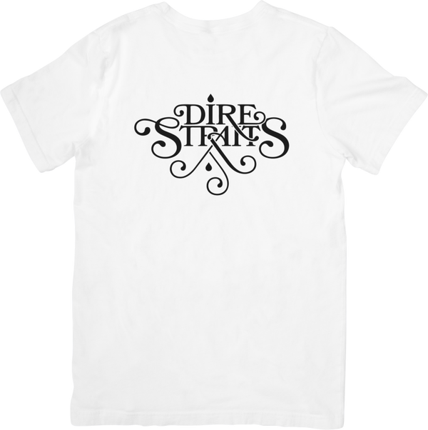 Dire Straits 2 Music Unisex Fit for Men & Women Quality Cotton T-Shirt Black