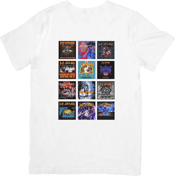 Def Leppard 2 Music Unisex Fit for Men & Women Quality Cotton T-Shirt Black