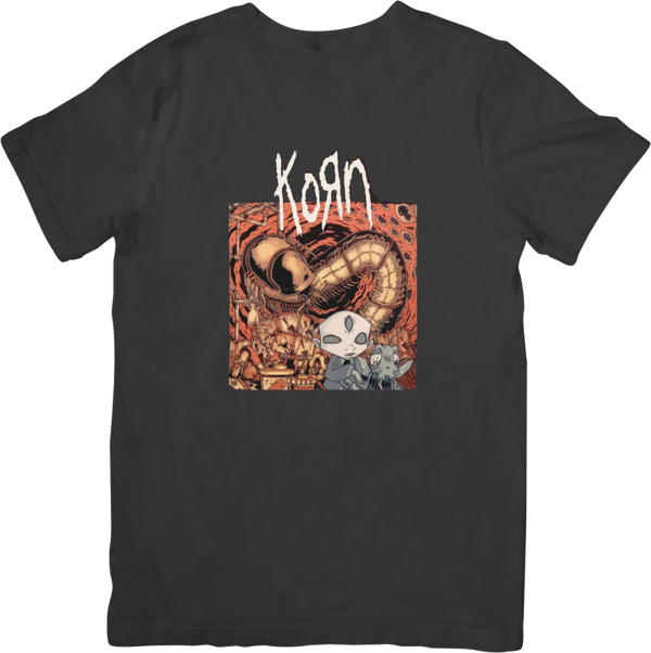 Korn 20 Music Unisex Fit for Men & Women Quality Cotton T-Shirt Black