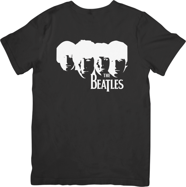 The Beatles 20 Music Unisex Fit for Men & Women Quality Cotton T-Shirt Black