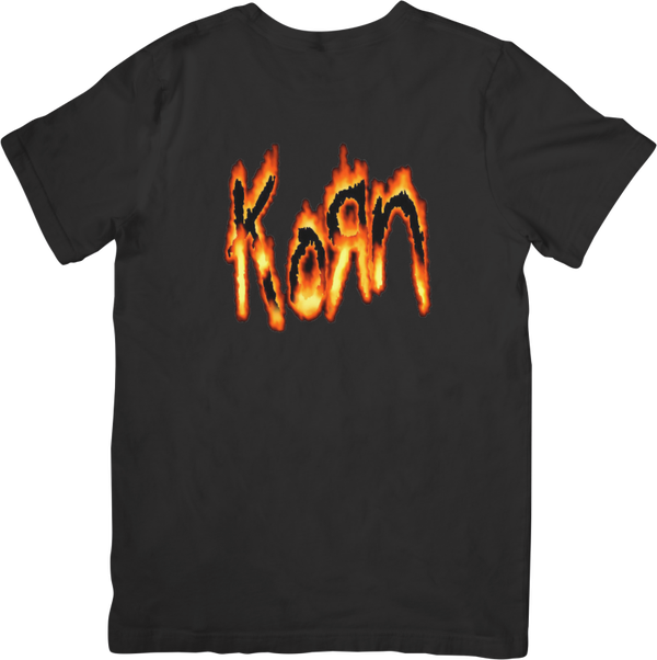 Korn 21 Music Unisex Fit for Men & Women Quality Cotton T-Shirt Black