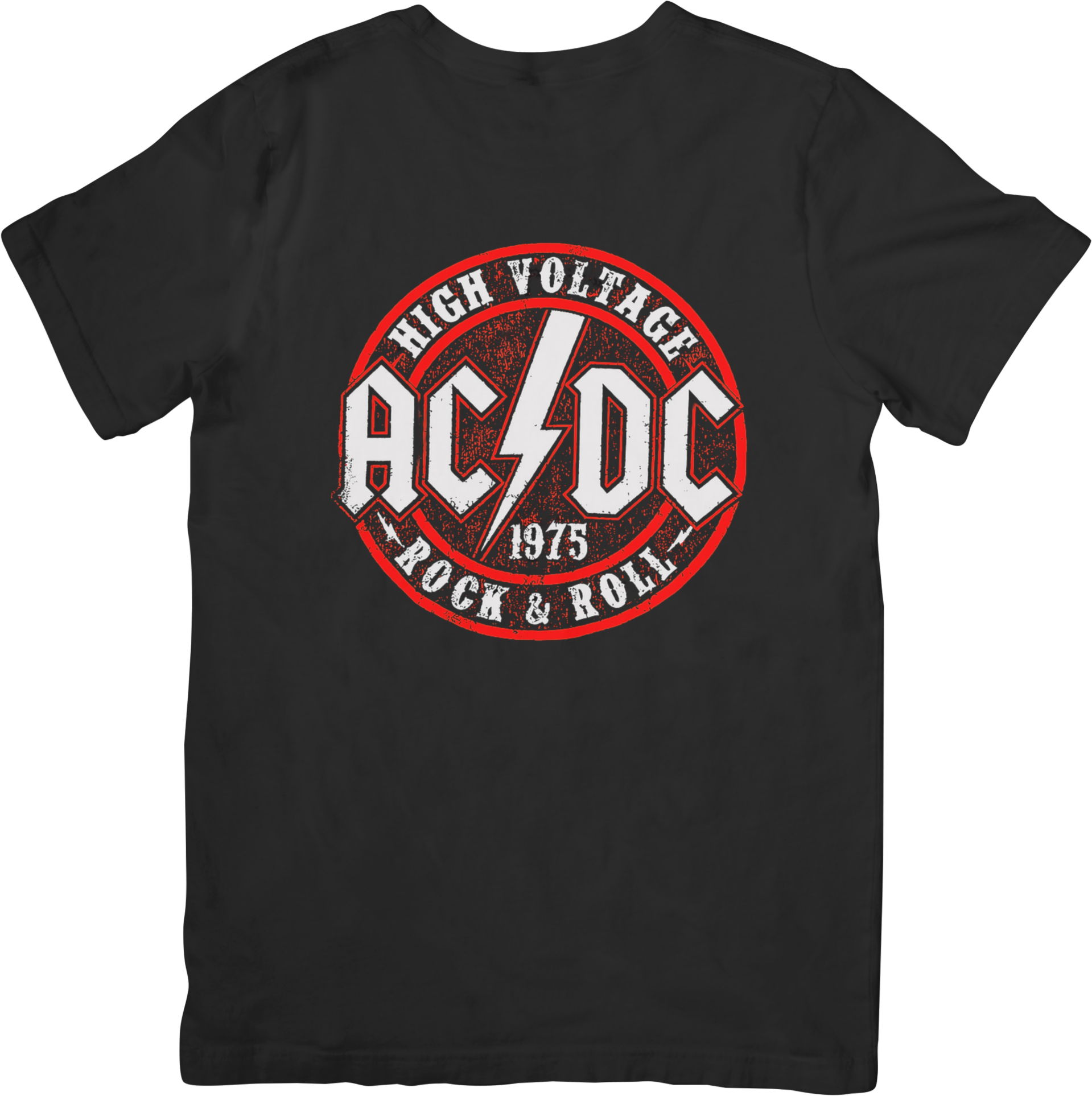 AC/DC 21 Music Unisex Fit for Men & Women Quality Cotton T-Shirt Black