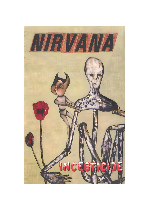 Nirvana 24 Music Print  Concert Wall Art Memorabilia gift A5,A4,A3