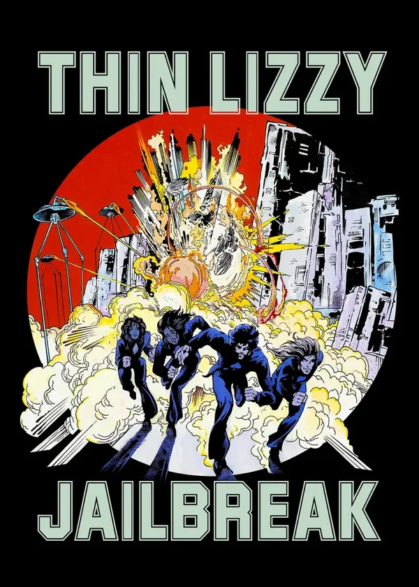 Thin Lizzy 1 Music Print  Concert Wall Art Memorabilia gift A5,A4,A3