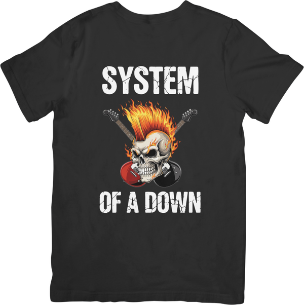 System of a down 25  Music Unisex Fit for Men & Women Quality Cotton T-Shirt Black