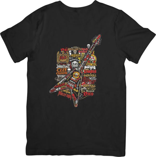 Rock Legends 26 Music Unisex Fit for Men & Women Quality Cotton T-Shirt Black