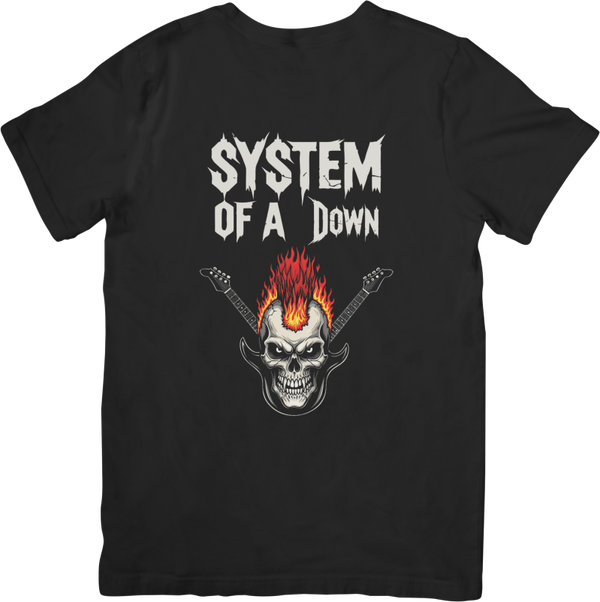 System of a down 26  Music Unisex Fit for Men & Women Quality Cotton T-Shirt Black