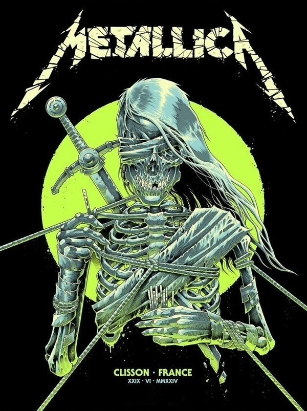 Metallica 28  Music Print  Concert Wall Art Memorabilia gift A5,A4,A3