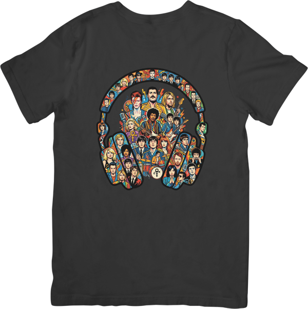 Rock Legends 29  Music Unisex Fit for Men & Women Quality Cotton T-Shirt Black