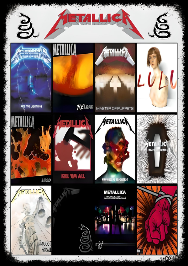 Metallica 29  Music Print  Concert Wall Art Memorabilia gift A5,A4,A3