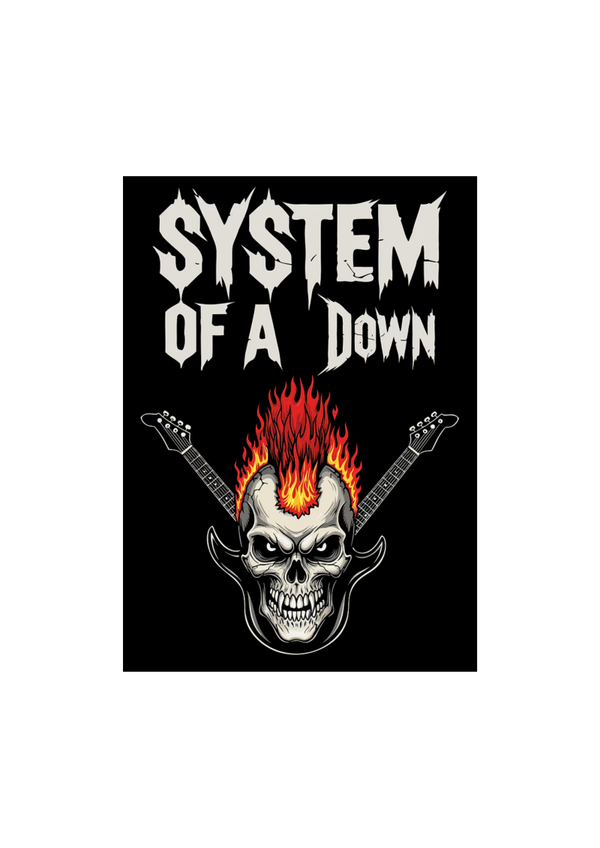 System of a down 015 Music Print  Concert Wall Art gift A5,A4,A3