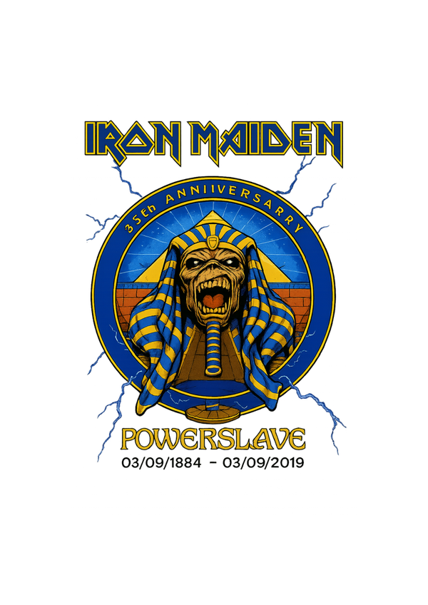 Iron Maiden 015 Music Print  Concert Wall Art Memorabilia gift A5,A4,A3