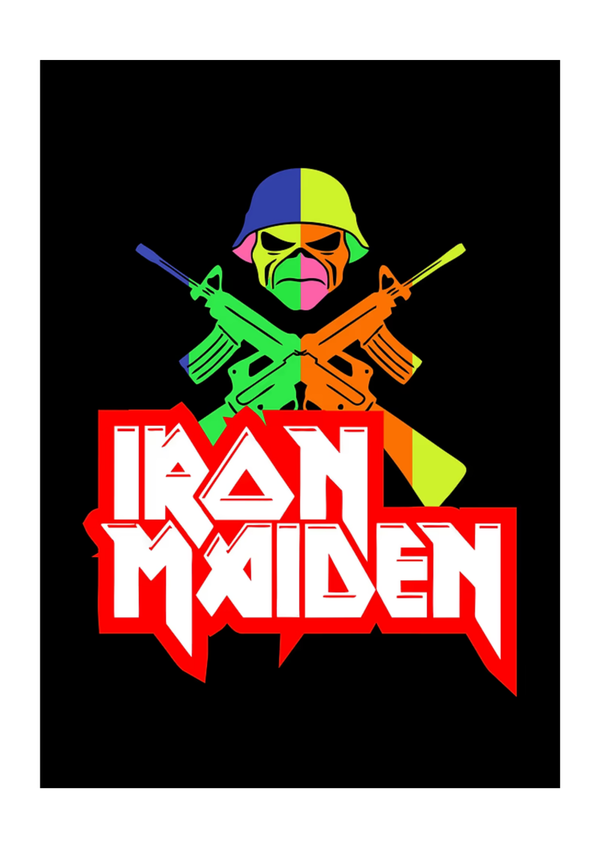 Iron Maiden 017 Music Print  Concert Wall Art Memorabilia gift A5,A4,A3