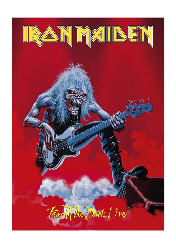 Iron Maiden 002 Music Print  Concert Wall Art Memorabilia gift A5,A4,A3