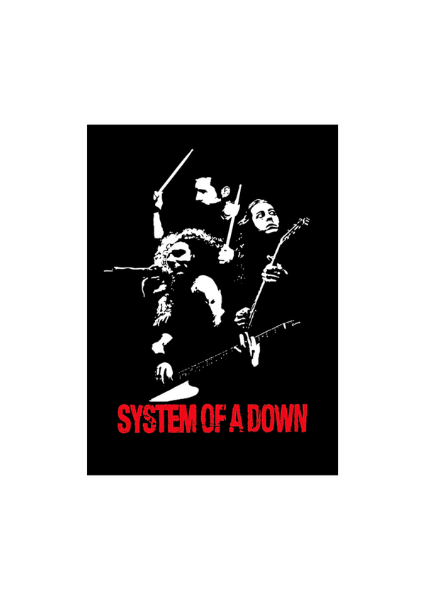System of a down 021 Music Print  Concert Wall Art gift A5,A4,A3