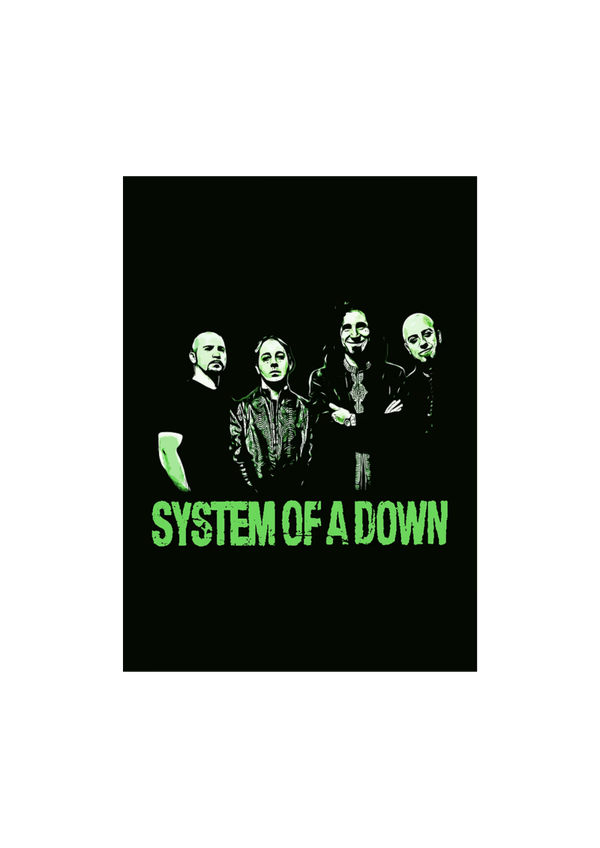 System of a down 024 Music Print  Concert Wall Art gift A5,A4,A3