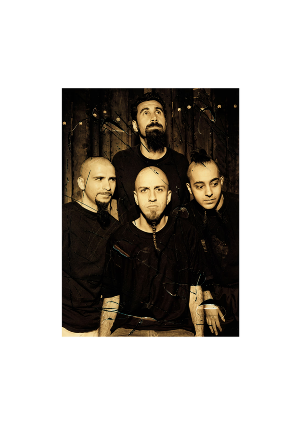 System of a down 027 Music Print  Concert Wall Art gift A5,A4,A3