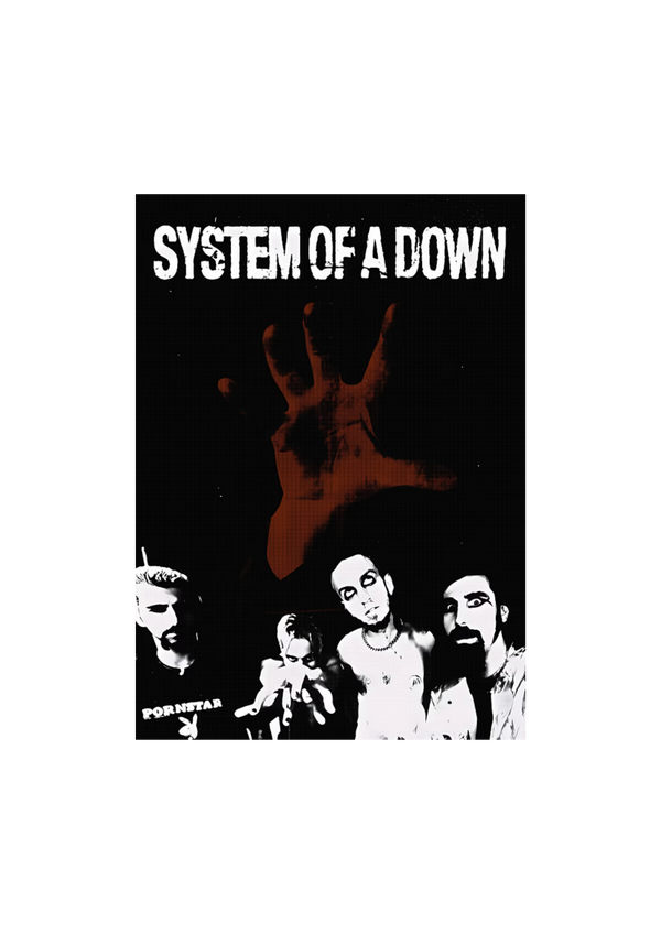 System of a down 004 Music Print  Concert Wall Art gift A5,A4,A3