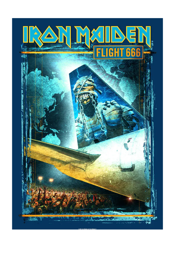 Iron Maiden 004 Music Print  Concert Wall Art Memorabilia gift A5,A4,A3