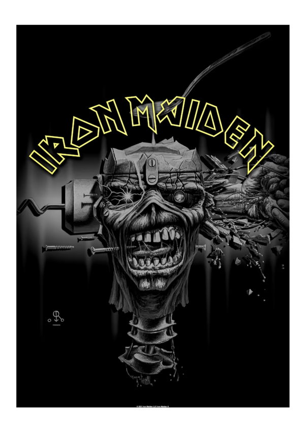 Iron Maiden 005 Music Print  Concert Wall Art Memorabilia gift A5,A4,A3
