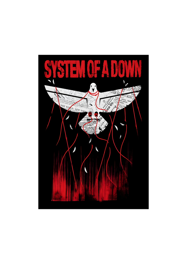 System of a down 006 Music Print  Concert Wall Art gift A5,A4,A3