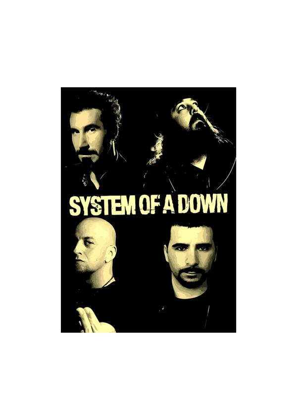 System of a down 007 Music Print  Concert Wall Art gift A5,A4,A3