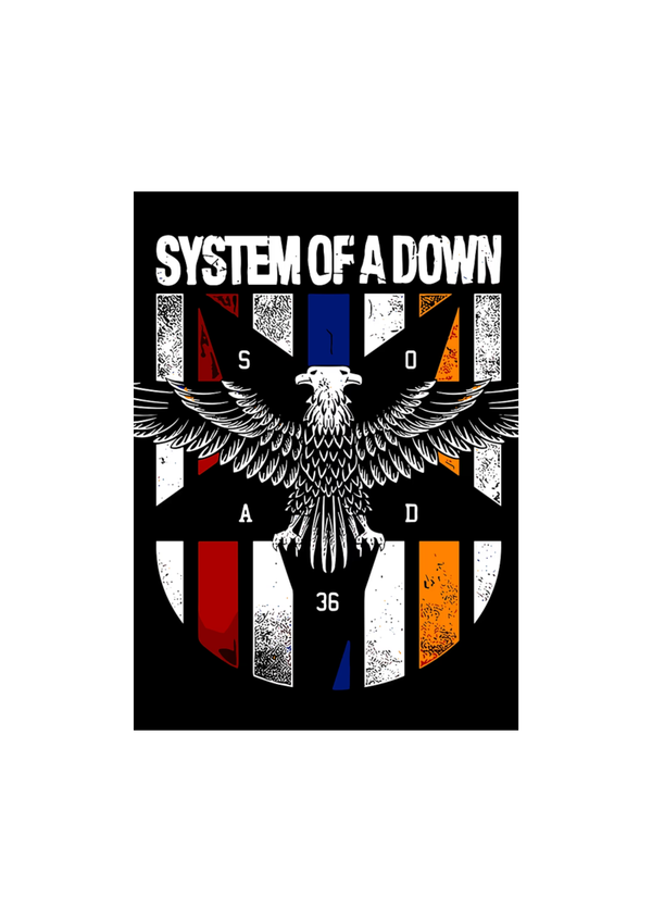 System of a down 008 Music Print  Concert Wall Art gift A5,A4,A3