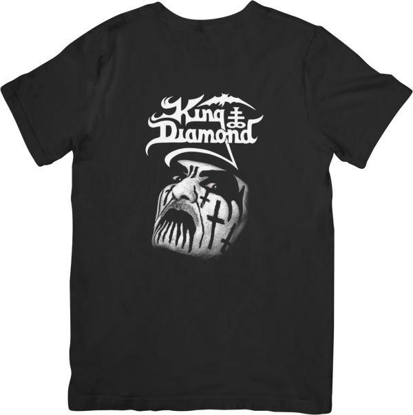 King Diamond 3 Music Unisex Fit for Men & Women Quality Cotton T-Shirt Black