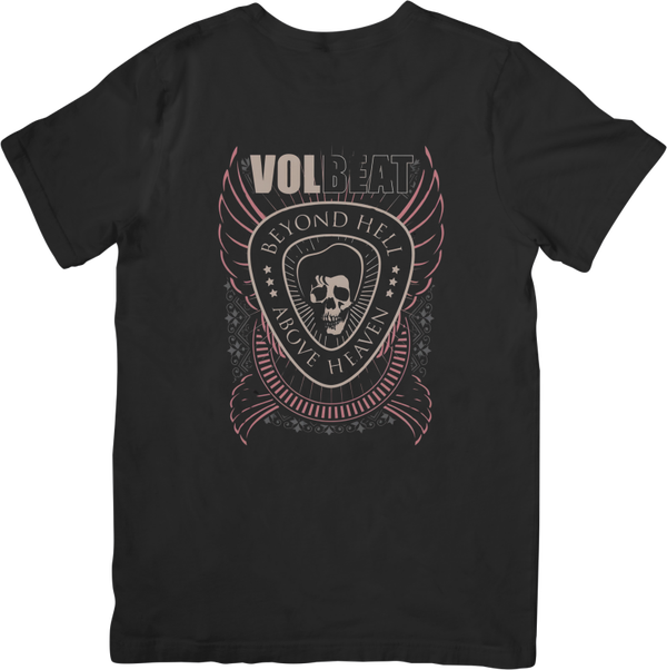 Volbeat 3 Music Unisex Fit for Men & Women Quality Cotton T-Shirt Black