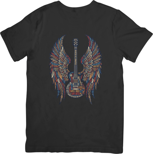 Rock Legends 3 Music Unisex Fit for Men & Women Quality Cotton T-Shirt Black