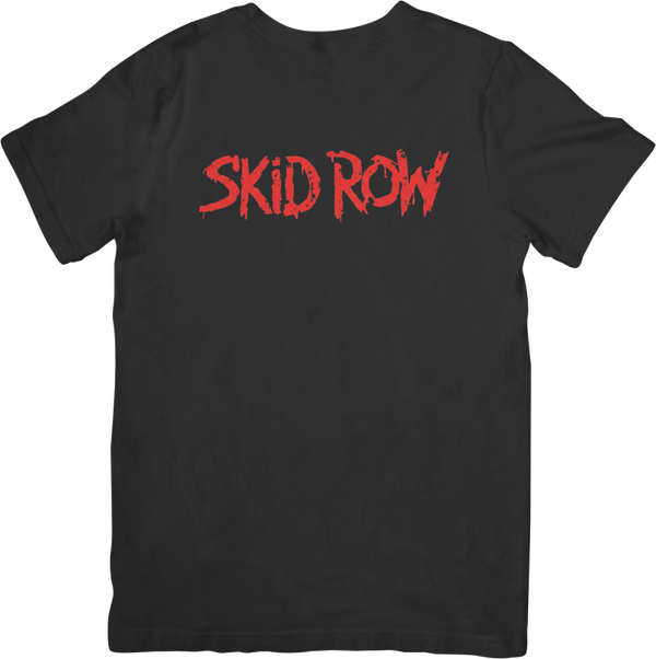 Skid Row 3 Music Unisex Fit for Men & Women Quality Cotton T-Shirt Black