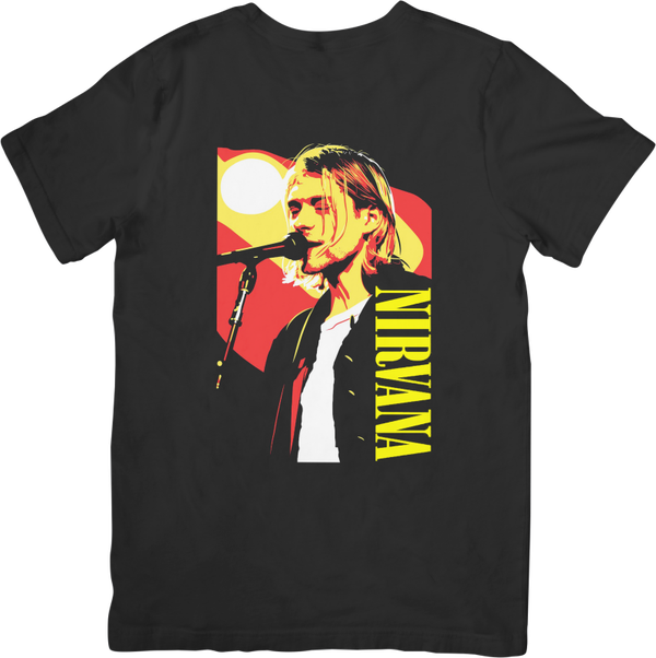 Nirvana 3 Music Unisex Fit for Men & Women Quality Cotton T-Shirt Black