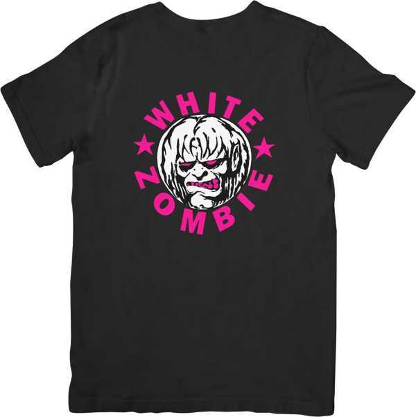 White Zombie 3 Music Unisex Fit for Men & Women Quality Cotton T-Shirt Black