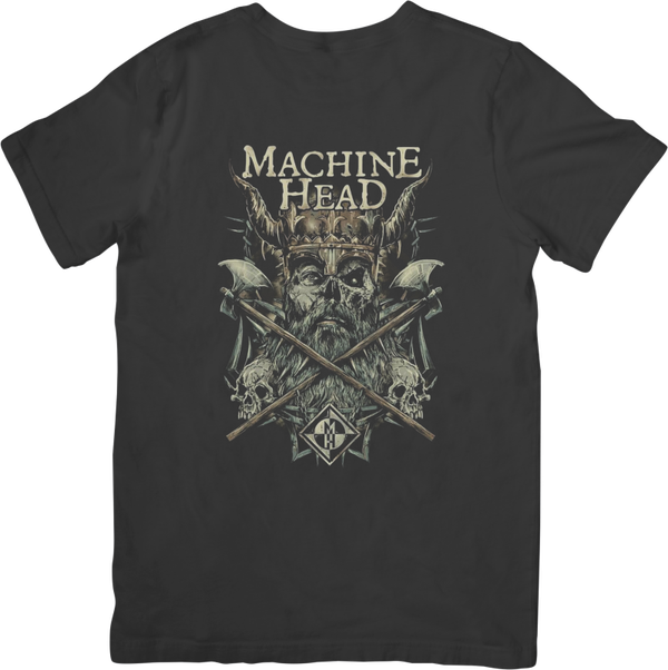 Machine Head 3 Music Unisex Fit for Men & Women Quality Cotton T-Shirt Black