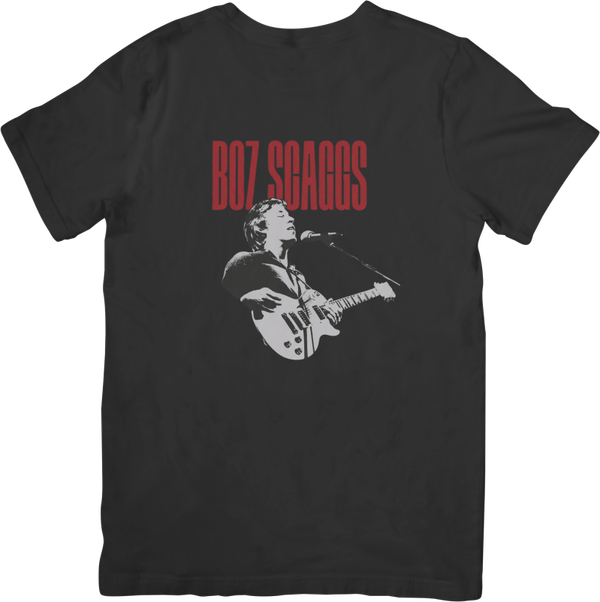 Boz Scaggs 3 Music Unisex Fit for Men & Women Quality Cotton T-Shirt Black