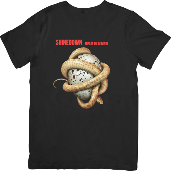 Shinedown 3 Music Unisex Fit for Men & Women Quality Cotton T-Shirt Black