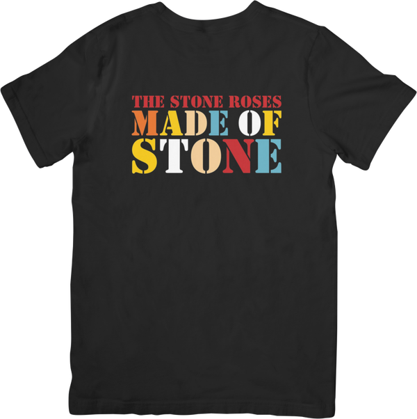 The Stone Roses 3 Music Unisex Fit for Men & Women Quality Cotton T-Shirt Black