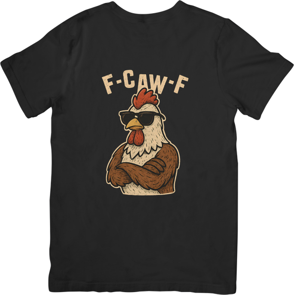 Chickens 3 Unisex Fit for Men & Women Quality Cotton T-Shirt Black