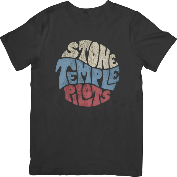 Stone Temple Pilots 3 Music Unisex Fit for Men & Women Quality Cotton T-Shirt Black