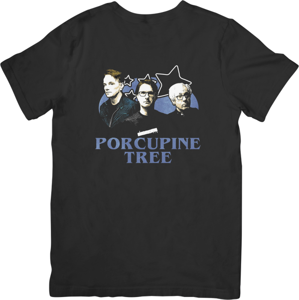 Porcupine Tree 3 Music Unisex Fit for Men & Women Quality Cotton T-Shirt Black