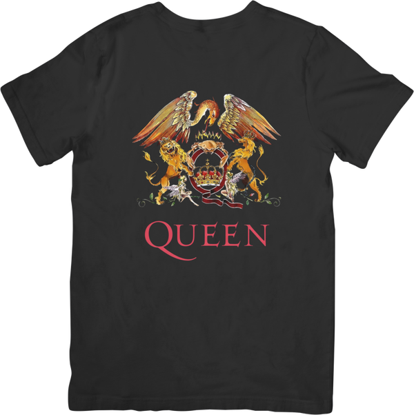 Queen 3 Music Unisex Fit for Men & Women Quality Cotton T-Shirt Black