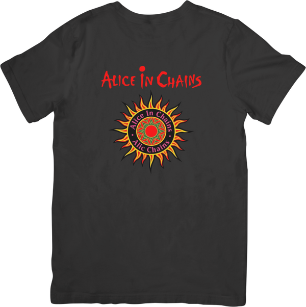 Alice in Chains 3 Music Unisex Fit for Men & Women Quality Cotton T-Shirt Black