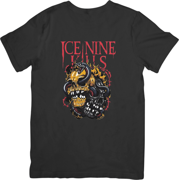 Ice nine kills 3 Music Fit for Men & Women Quality Cotton T-Shirt Black