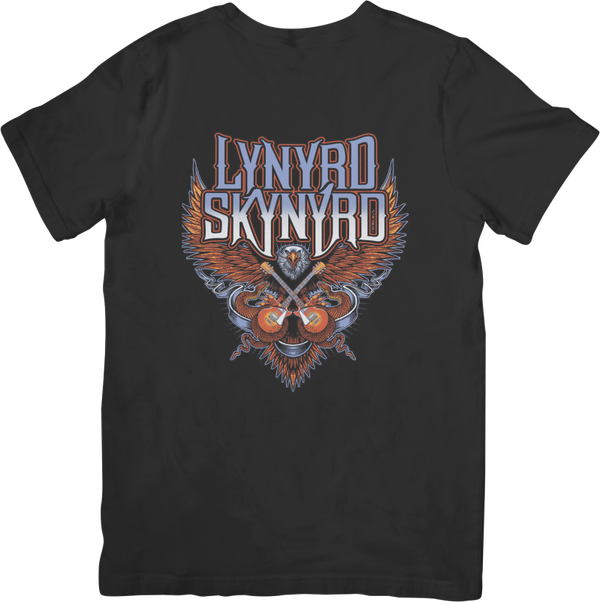 Lynyrd Skynyrd 3 Music Unisex Fit for Men & Women Quality Cotton T-Shirt Black