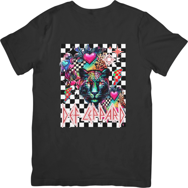 Def Leppard 3 Music Unisex Fit for Men & Women Quality Cotton T-Shirt Black